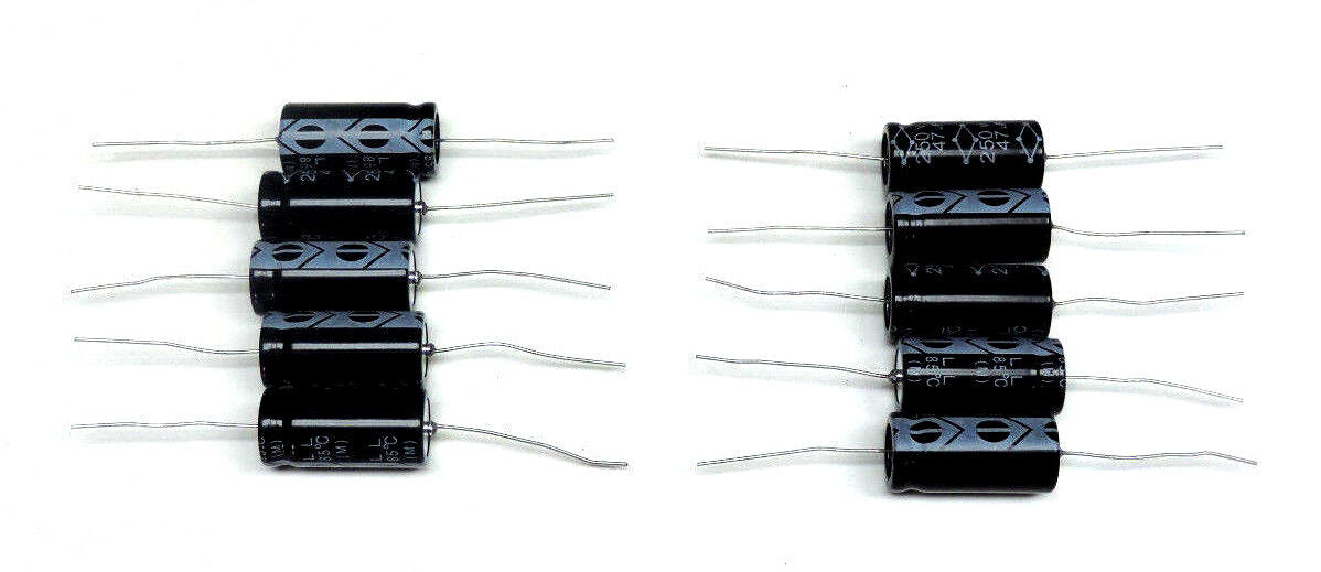 BOX OF 10 NEW MCHC470M2EB ALUMINUM ELECTROLYTIC CAPACITORS