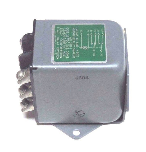 NEW LEACH CORP. AN-3311-1 RELAY 28VDC, 10AMP, 2PDT, HERMETICALLY SEALED, AN33111