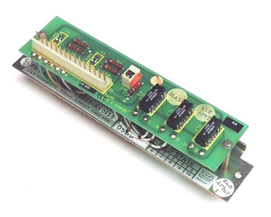 J&S SIEGER LTD 02401-A-0225 RELAY MODULE 02401A0225