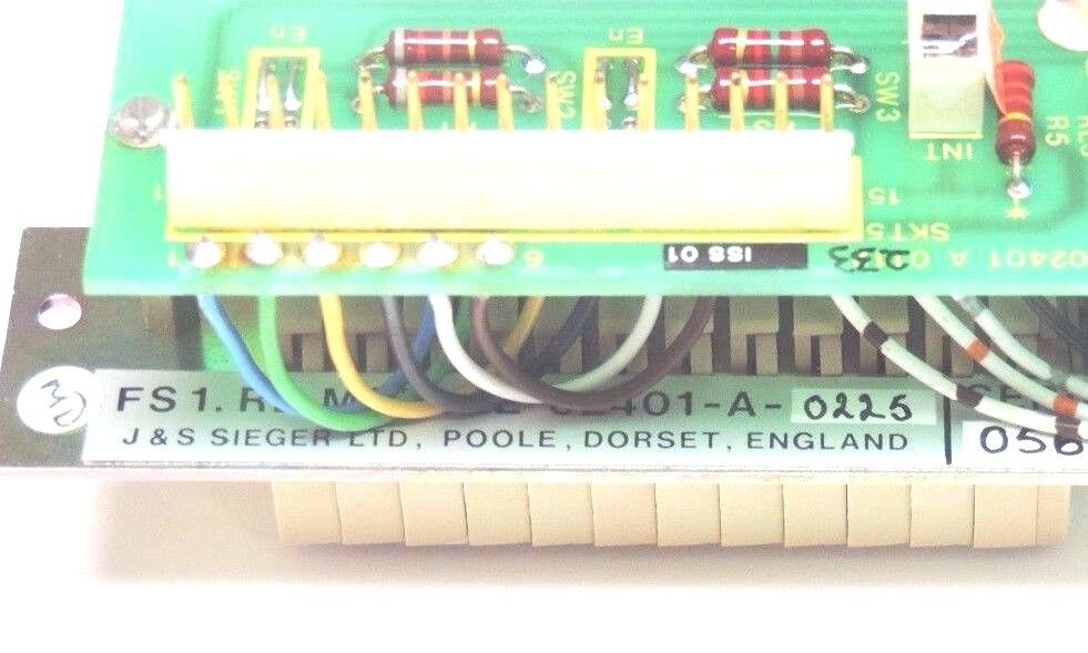 J&S SIEGER LTD 02401-A-0225 RELAY MODULE 02401A0225