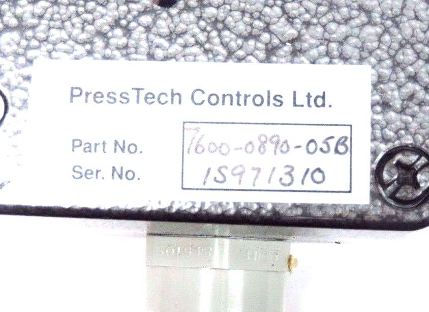 NEW PRESSTECH CONTROLS LTD 7600-0890-05B CONTROLLER W/ 7600-0890 JUNCTION BOX