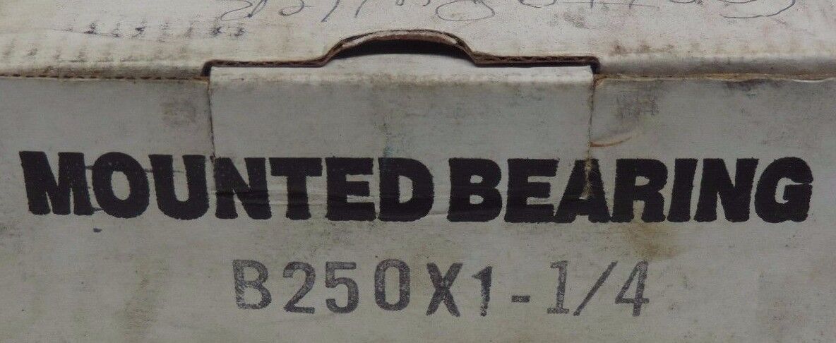 NIB HUB CITY B250X1-1/4 BEARING INSERT 1/4" BORE B250X114