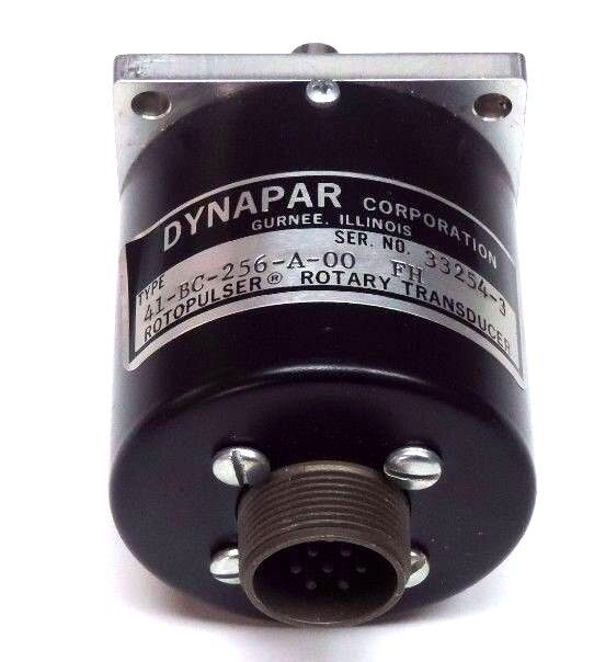 DYNAPAR 41-BC-256-A-00 RH ROTARY TRANSDUCER ROTOPULSER 41BC256A00