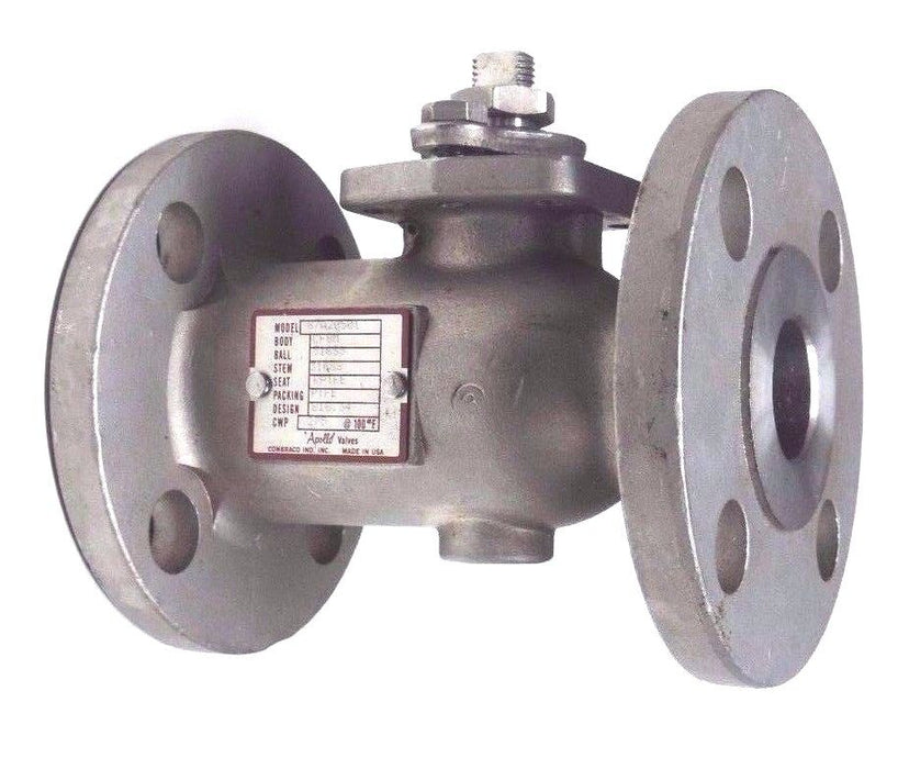 NEW APOLLO 87A20501 1" FLANGED BALL VALVE MISSING HANDLE