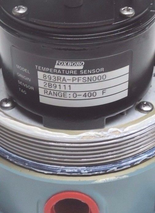 NIB FOXBORO 893RA-PFSN000 TEMP. TRANSMITTER RANGE 0-400 DEG F ORIGIN 2B9112