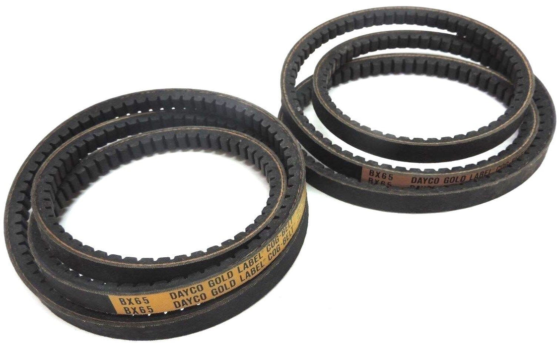 LOT OF 2 NEW DAYCO BX65 GOLD LABEL COG BELTS