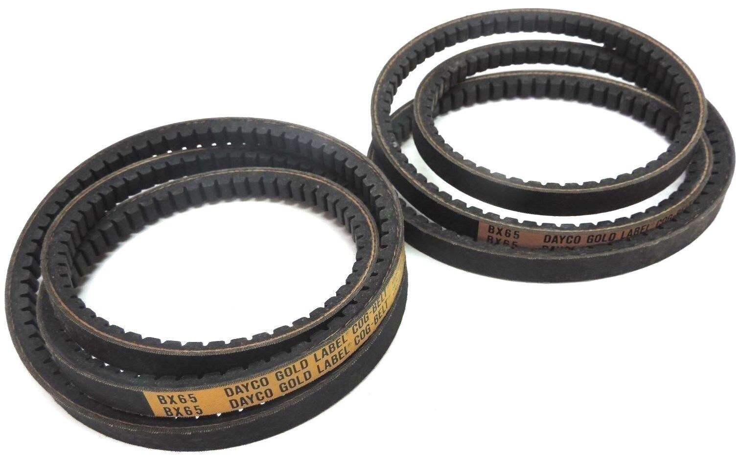 LOT OF 2 NEW DAYCO BX65 GOLD LABEL COG BELTS