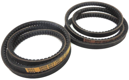 LOT OF 2 NEW DAYCO BX65 GOLD LABEL COG BELTS