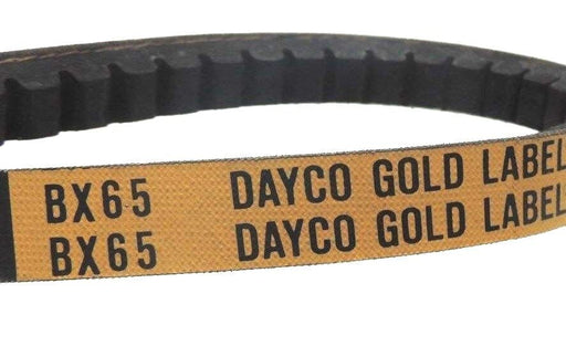 LOT OF 2 NEW DAYCO BX65 GOLD LABEL COG BELTS