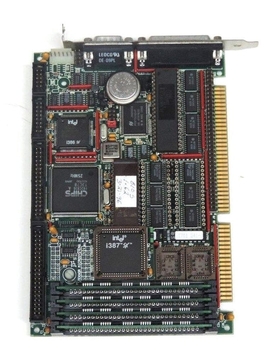 TEKNOR TEK701-2 CPU BOARD TEK-701-2, TEK701, TEK7012, INTEL I387 SX CHIP