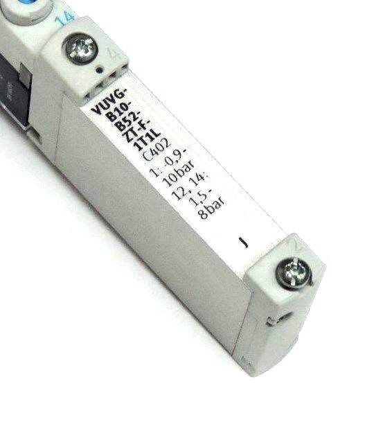 FESTO VUVG-B10-B52-ZT-F-1T1L SOLENOID VALVE C402, 1:0.9-10BAR, 12,14:1,5-8BAR