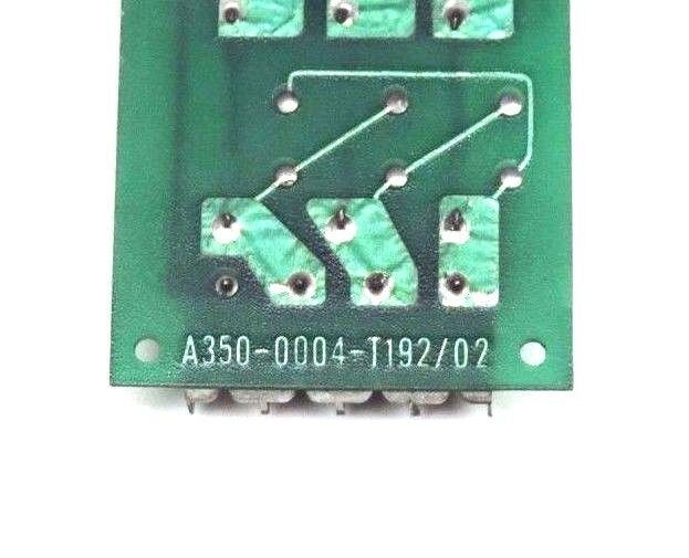 FANUC A350-0004-T192/02 RELAY BOARD A350-0004-T192