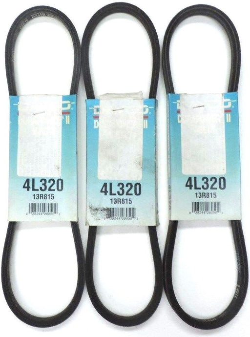 LOT OF 3 NEW DAYCO 4L320 DURAPOWER II V-BELTS