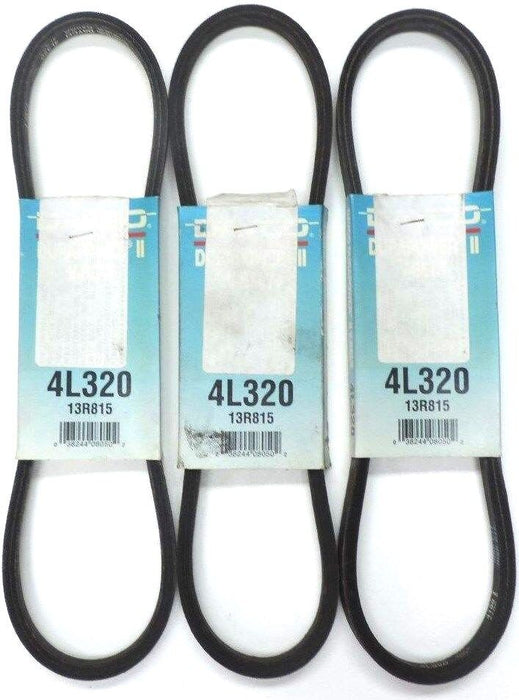 LOT OF 3 NEW DAYCO 4L320 DURAPOWER II V-BELTS