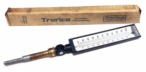 NIB TRERICE 0-100 DEG. F INDUSTRIAL THERMOMETER 19-1/2" TOTAL LENGTH