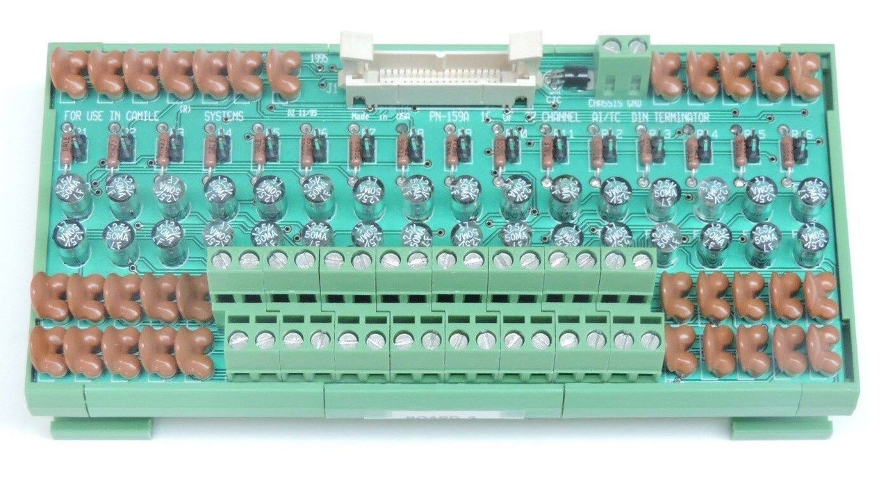 NIB SAGIAN 159 16-CHANNEL TC/AI REMOTE DIN TERMINATION PANEL PN-159A