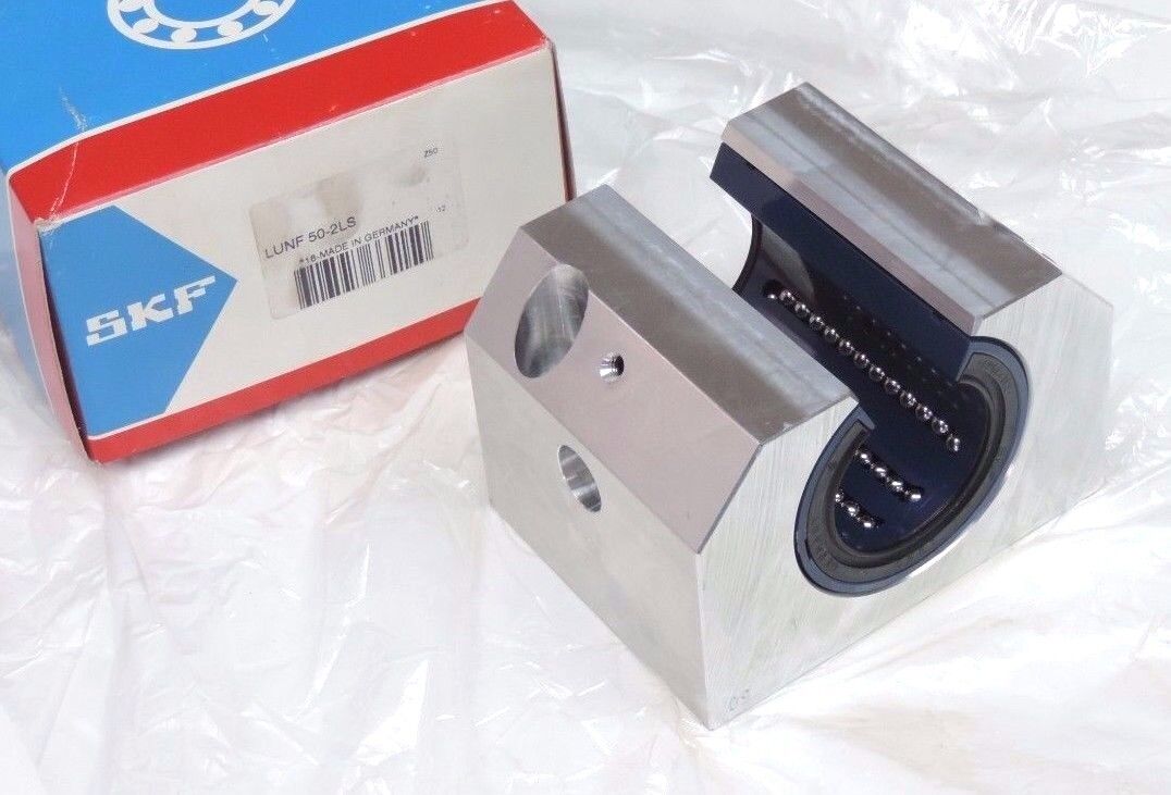 NIB SKF LUNF 50-2LS LINEAR BALL BEARING 502LS