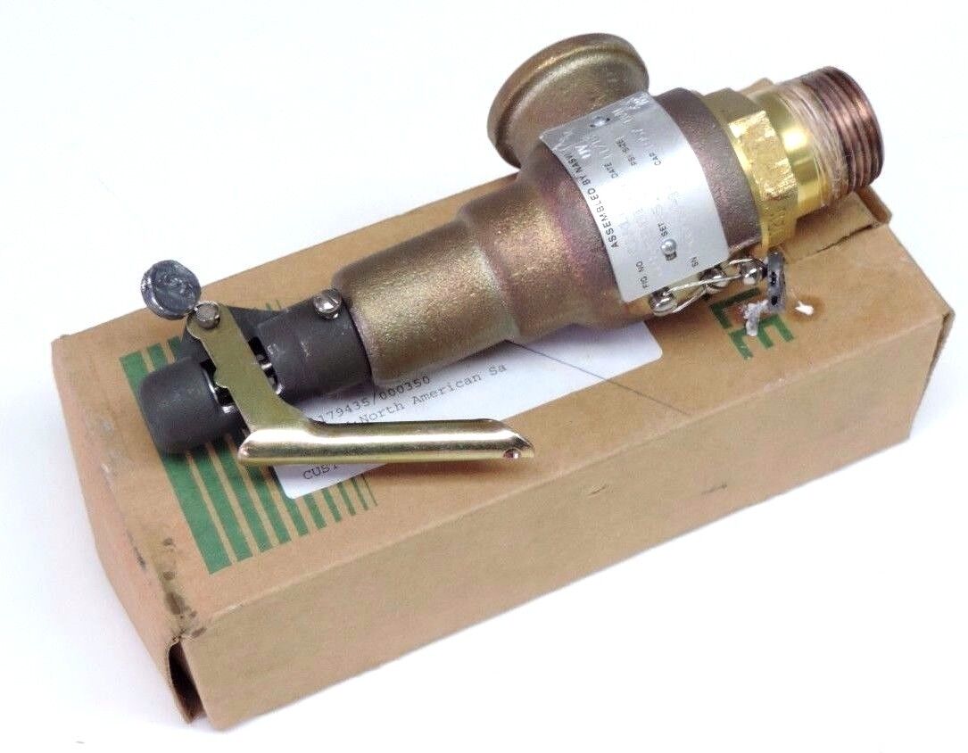 KUNKLE 6010EEM01-LM SAFETY PRESSURE RELIEF VALVE 1" X 1" NPT 6010EEM01LM