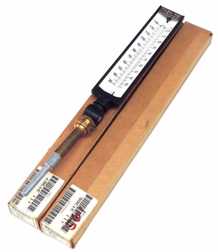 LOT OF 2 NIB TRERICE BX91406 INDUSTRIAL THERMOMETERS, 30-130 DEG F, A00602WWG