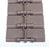 NIB REXNORD LF820K4 TABLE TOP CHAIN BROWN 5FT-3IN LENGTH 4" WIDTH 1.5" PITCH