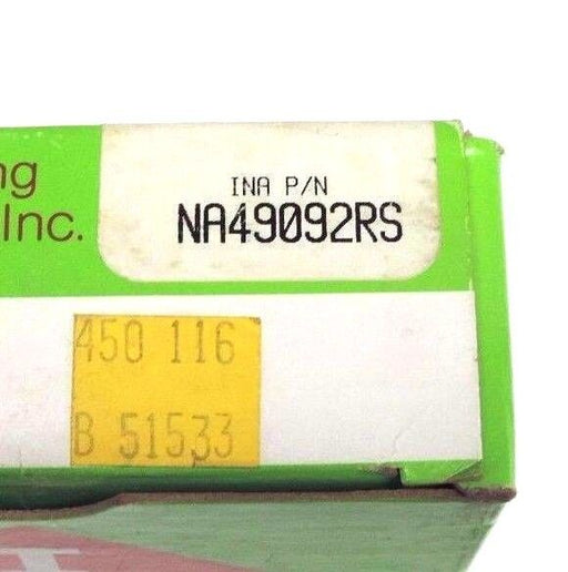 NIB INA NA49092RS HEAVY NEEDLE BEARING NA-4909-2RS