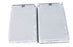 LOT OF 2 NEW CROUSE-HINDS TP7199 DUPLEX RECEPTACLES SELF CLOSING, GREY