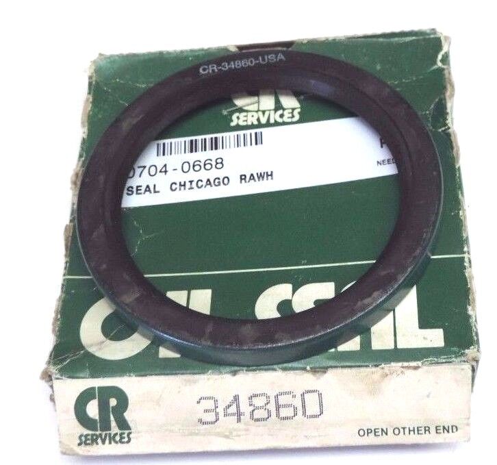 NIB CHICAGO RAWHIDE 34860 OIL SEAL 3.5X4.376X0.375IN