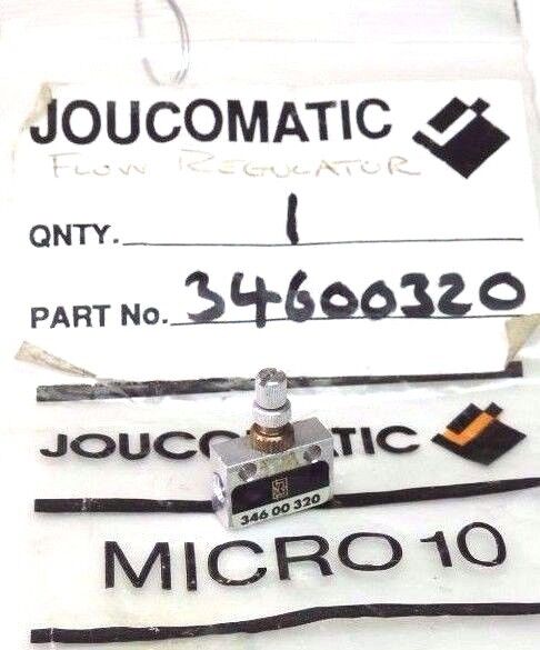 NEW JOUCOMATIC 34600320 FLOW REGULATOR 346 00 320