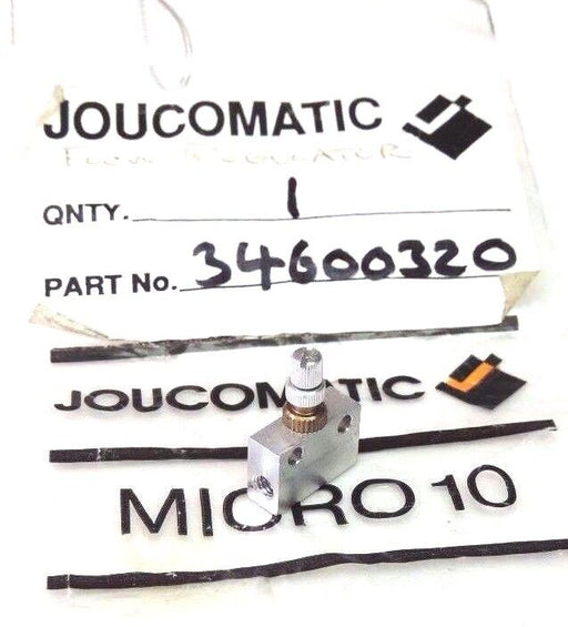 NEW JOUCOMATIC 34600320 FLOW REGULATOR 346 00 320