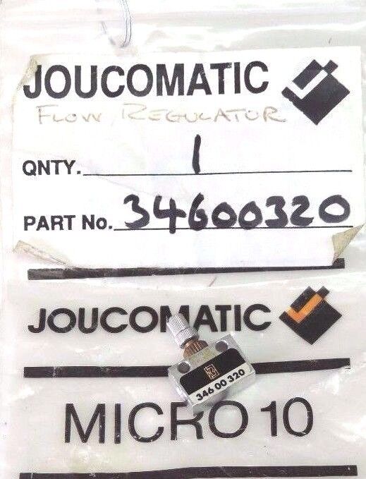 NEW JOUCOMATIC 34600320 FLOW REGULATOR 346 00 320