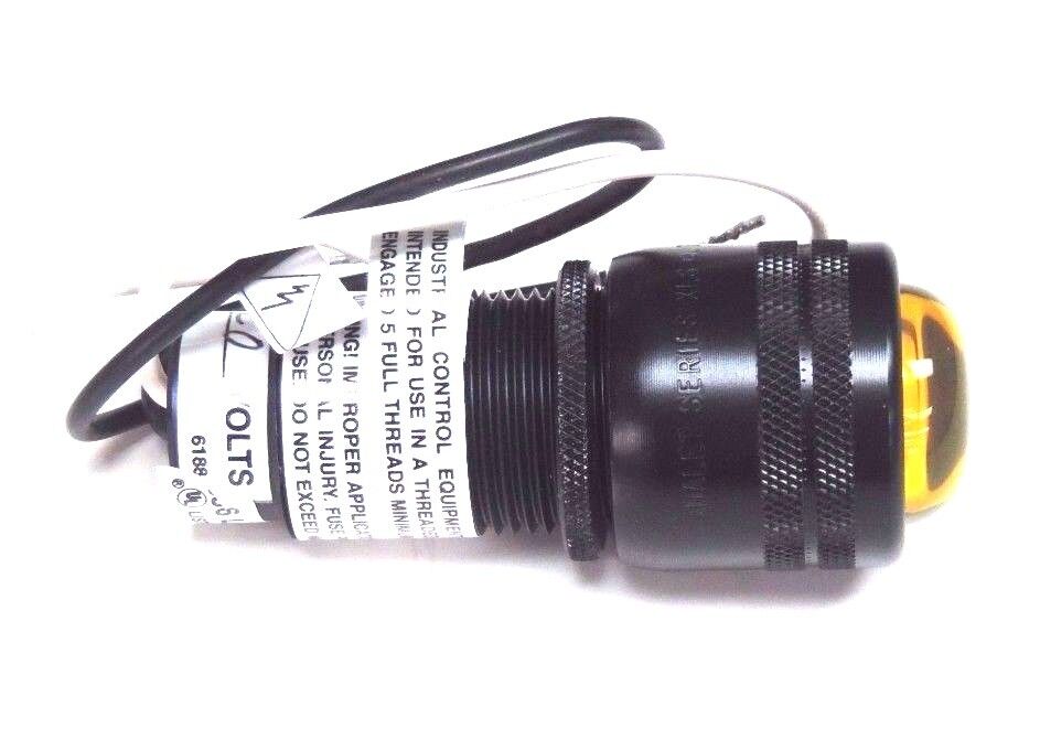 NIB ADALET XLSA EXPLOSION PROOF PILOT LIGHT 6W, 120V, 6S6 LAMP