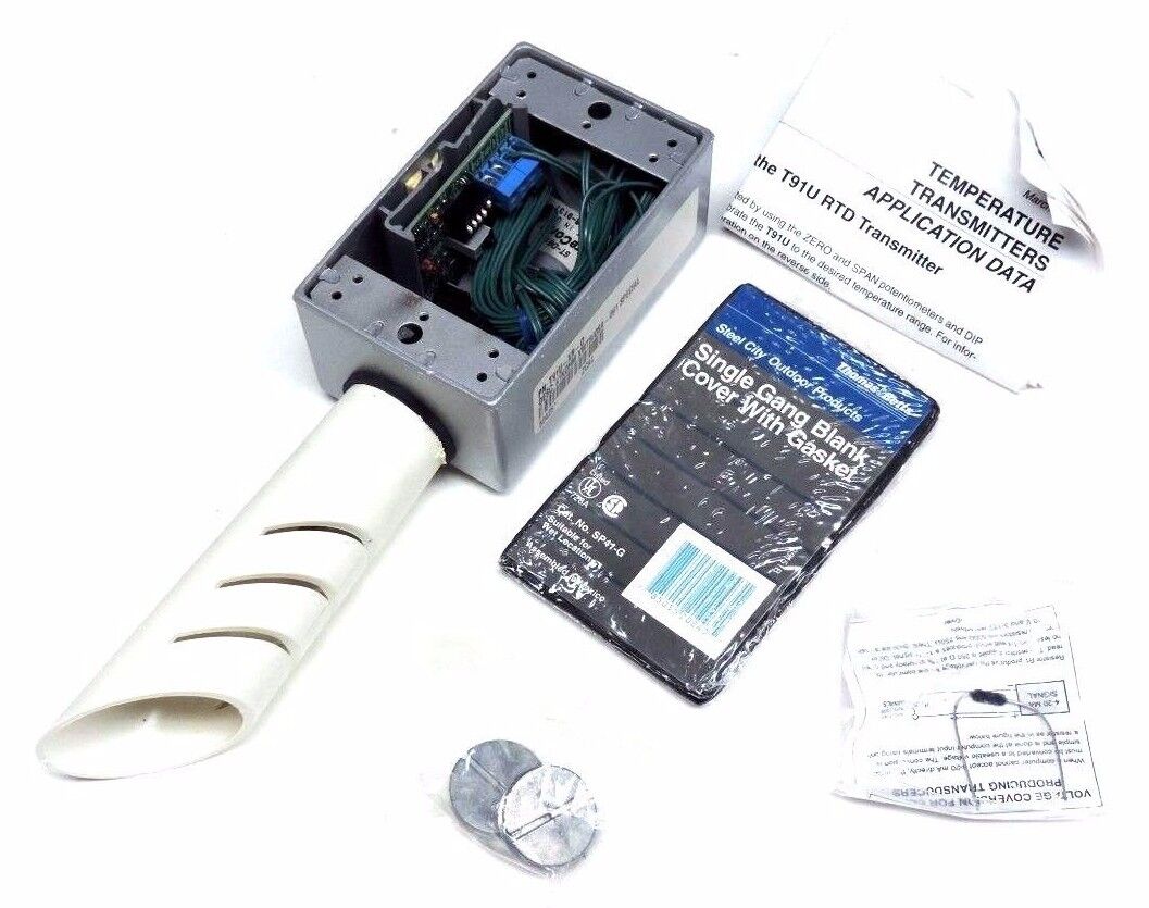 NEW KELE T91U-XR-0 TEMPERATURE TRANSMITTER k1KOHM KMTR/OSA-091, T91UXR0