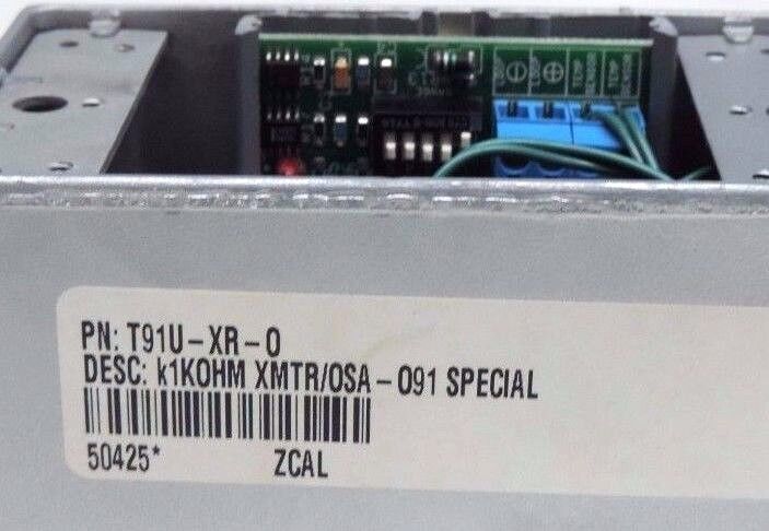 NEW KELE T91U-XR-0 TEMPERATURE TRANSMITTER k1KOHM KMTR/OSA-091, T91UXR0