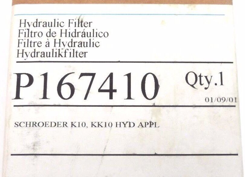 NIB DONALDSON P167410 HYDRAULIC FILTER