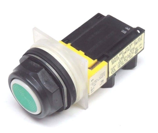 NEW SQUARE D 9001-KA-52 CONTACT W/ 9001K-85 ACTION MODULE SER H W/ GREEN BUTTON