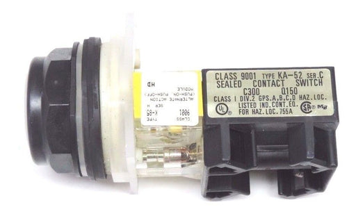 NEW SQUARE D 9001-KA-52 CONTACT W/ 9001K-85 ACTION MODULE SER H W/ GREEN BUTTON