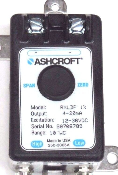 NIB ASHCROFT ASH-RX-D-100-B-M-MB4-42-B-10X PRESSURE TRANSMITTER RXLDP, 4/20MA