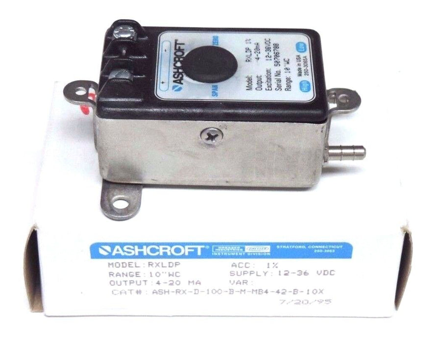 ASHCROFT ASH-RX-D-100-B-M-MB4-42-B-10X PRESSURE TRANSMITTER RXLDP, 4/20MA