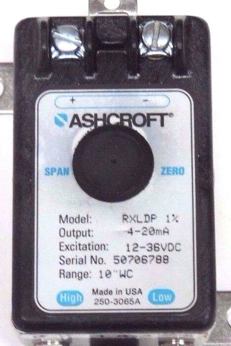 ASHCROFT ASH-RX-D-100-B-M-MB4-42-B-10X PRESSURE TRANSMITTER RXLDP, 4/20MA