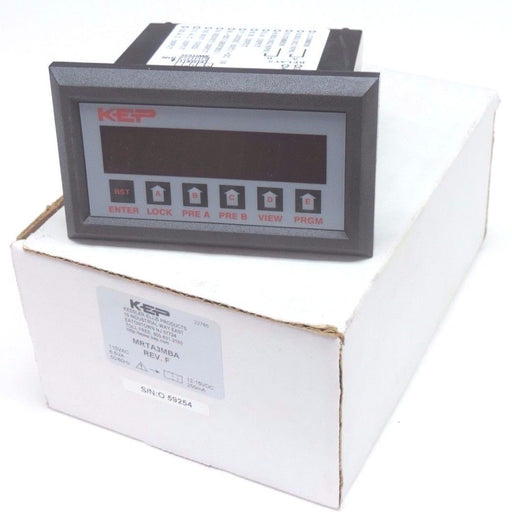 NIB KEP KESSLER ELLIS PRODUCTS MRTA3MBA COUNTER/RATEMETER REV F, 110VAC, 50/60HZ