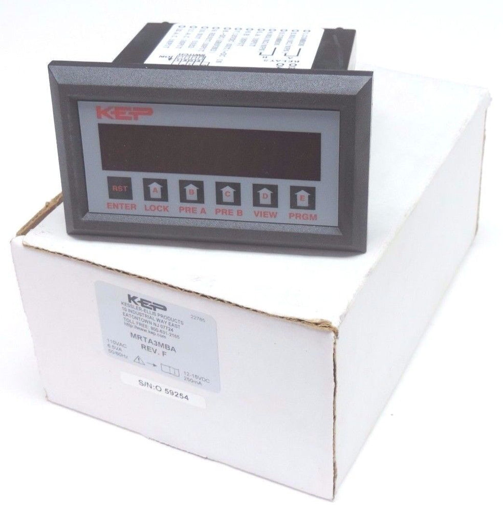 NIB KEP KESSLER ELLIS PRODUCTS MRTA3MBA COUNTER/RATEMETER REV F, 110VAC, 50/60HZ