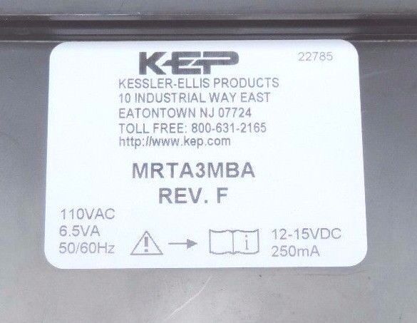 NIB KEP KESSLER ELLIS PRODUCTS MRTA3MBA COUNTER/RATEMETER REV F, 110VAC, 50/60HZ