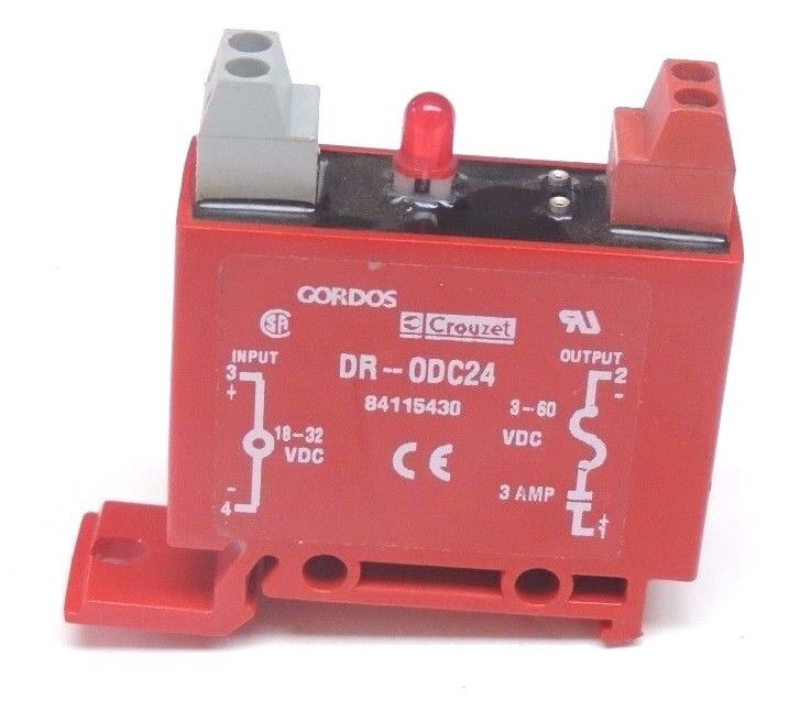 GORDOS DR-ODC24 SOLID STATE RELAY 18-32VDC INPUT 3-60VDC OUTPUT DRODC24