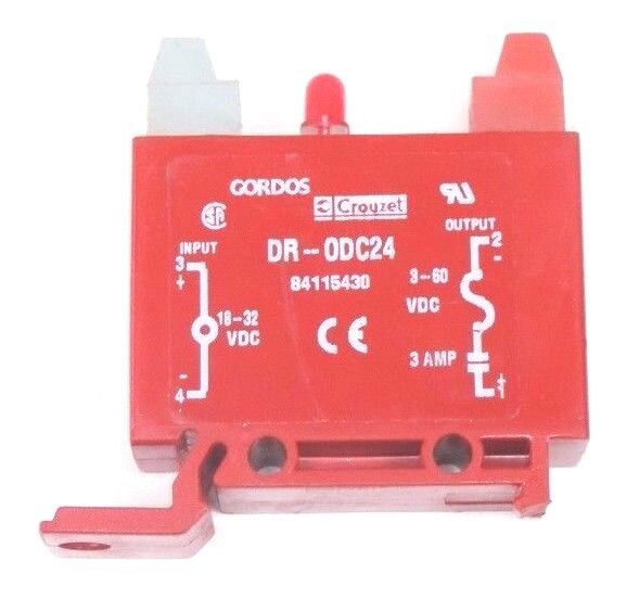 GORDOS DR-ODC24 SOLID STATE RELAY 18-32VDC INPUT 3-60VDC OUTPUT DRODC24