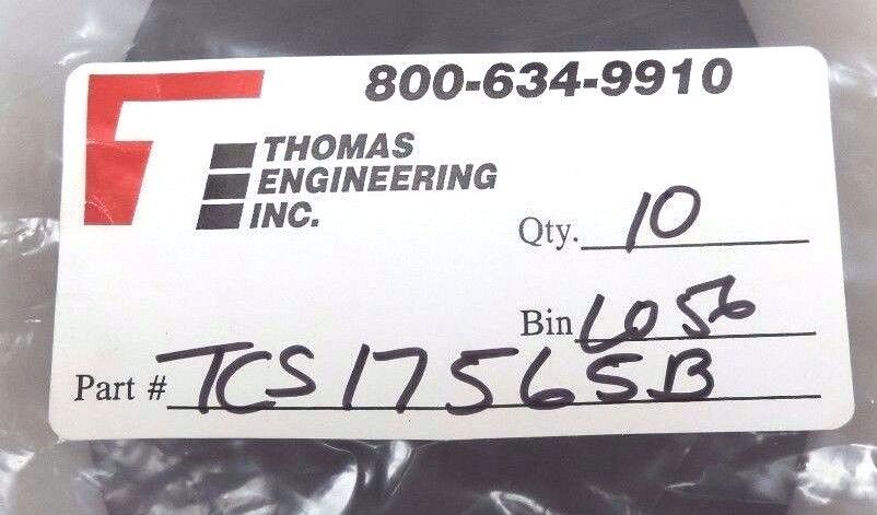LOT OF 10 NEW THOMAS ENGINEERING TCS17565B PLENUM INLET SEAL 1-7/8" W 32" LENGTH