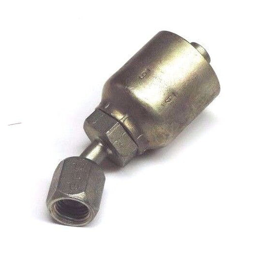 LOT OF 9 NEW PARKER 17743-4-6 SWIVEL ADAPTERS 45 DEG 1/4" X 1" I.D. 1774346