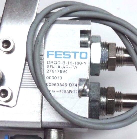 FESTO DRQD-B-16-180-Y-SRJ-A-AR-FW SEMI ROTARY DRIVE SCHUNK 340010 GRIPPER