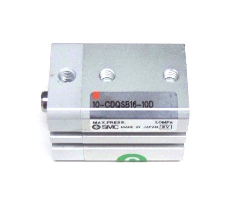 LOT OF 3 NIB SMC 10-CDQSB16-10D PNEUMATIC ROTARY CLAMP CYLINDERS 10CDQSB1610D