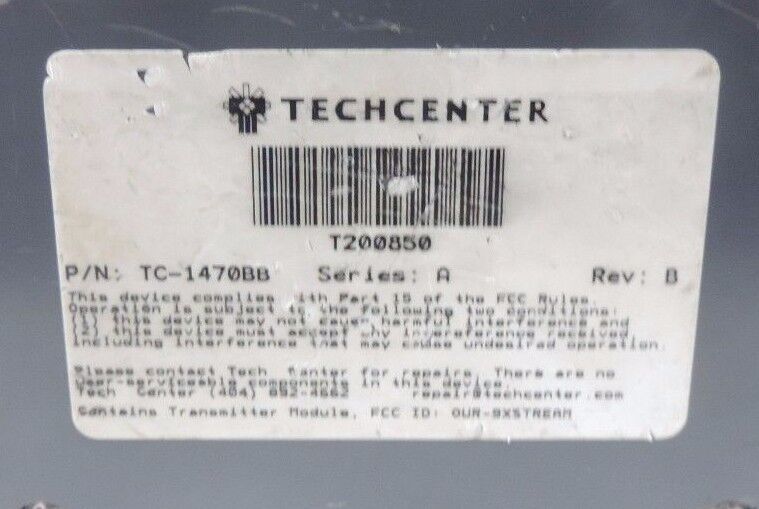 INTERMEC SCANIMAGE 1470B00C BARCODE SCANNER W/ XSTREAM-PKG RADIO MODEM