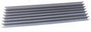 THOMAS & BETTS, Y-R LOC SERIES, WIRE DUCT GRAY ROUND HOLE,TY2X4RPG, 2"WX4"HX6'L